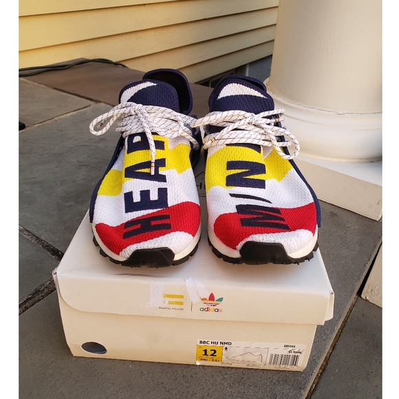 Adidas Pharrell x Billionaire Boys Club x NMD Human Race Trail 'BBC' Mens size12 - Picture 3 of 14
